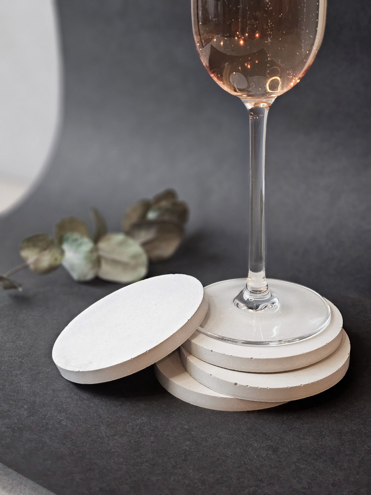 Betonový podtácek Minimalista 2ks