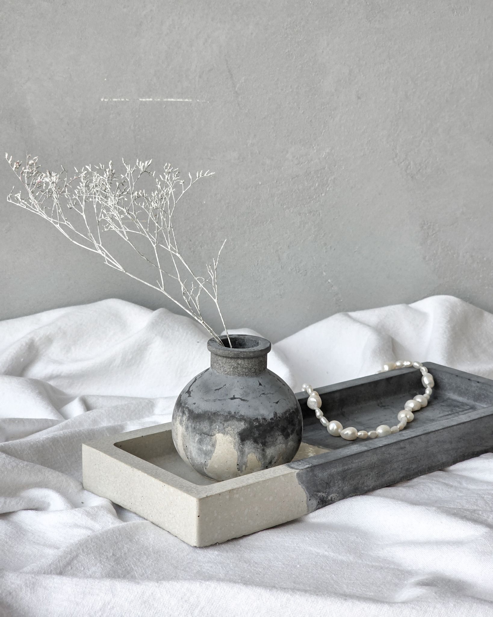 Betonový koupelnový set Lunara (4ks) - Image 3