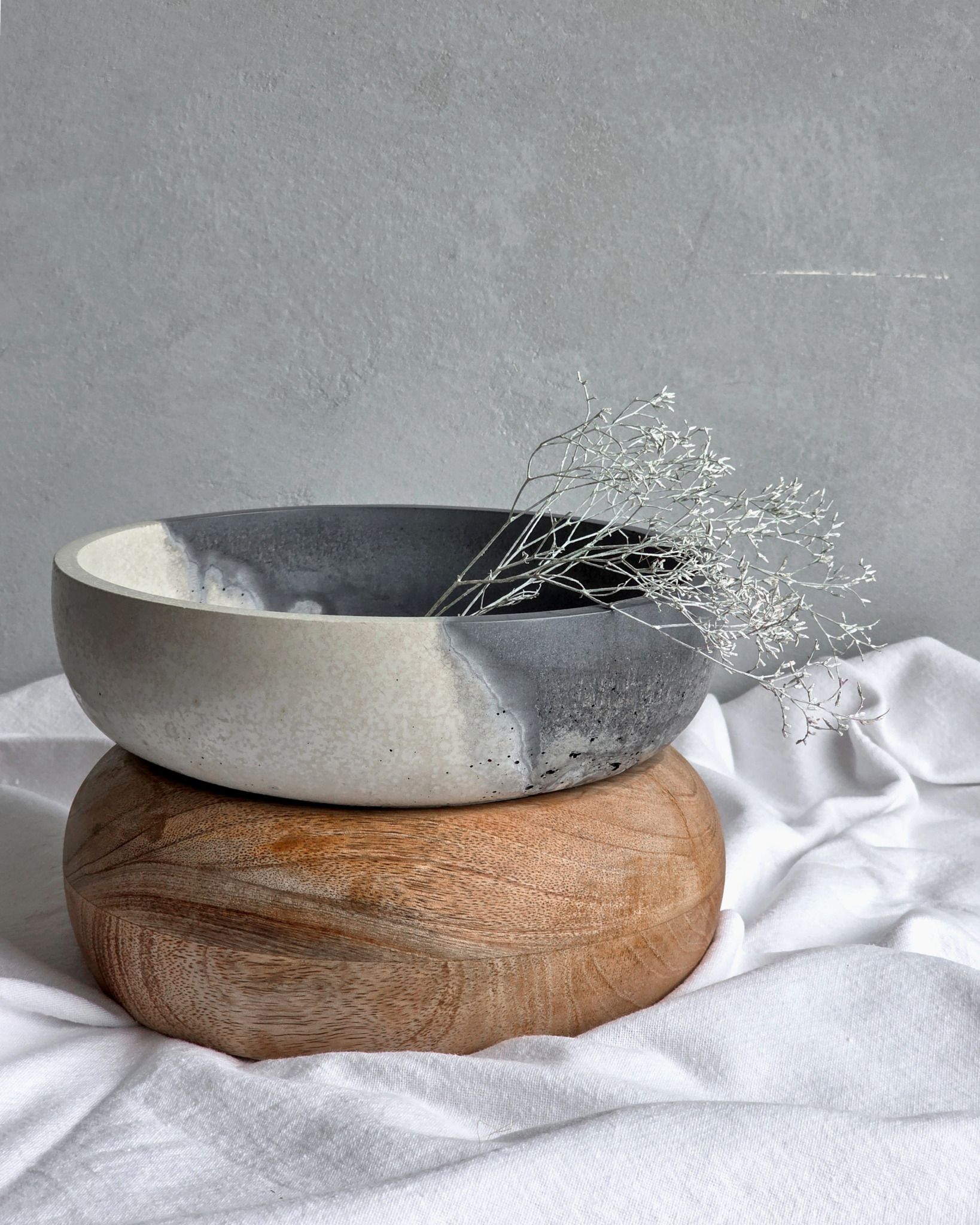 Betonová mísa Náruč - duo color - Image 4