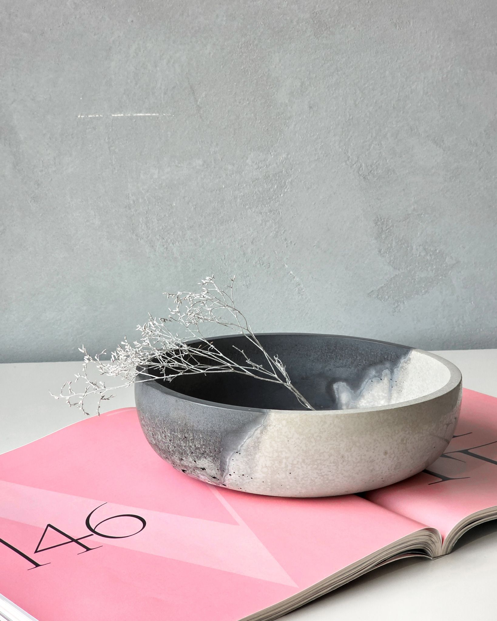 Betonová mísa Náruč - duo color - Image 3