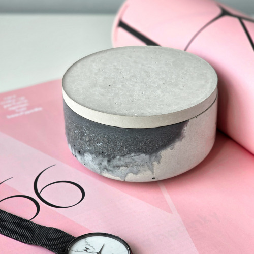 Betonová dózička Tajňačka - duo color