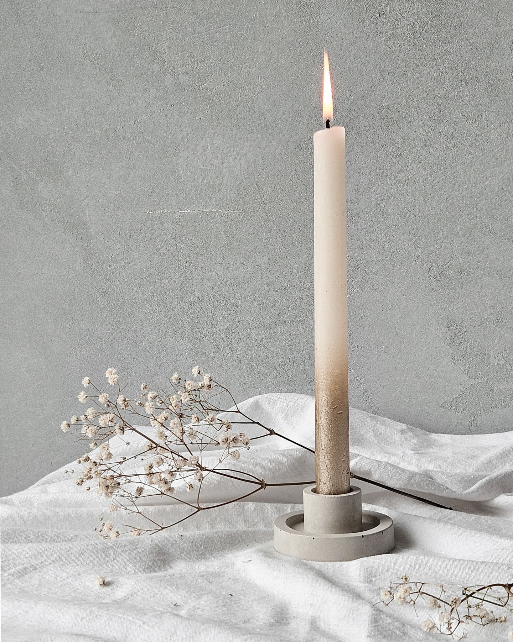 Betonový set Sofinos (tácek a svícen) - Image 6