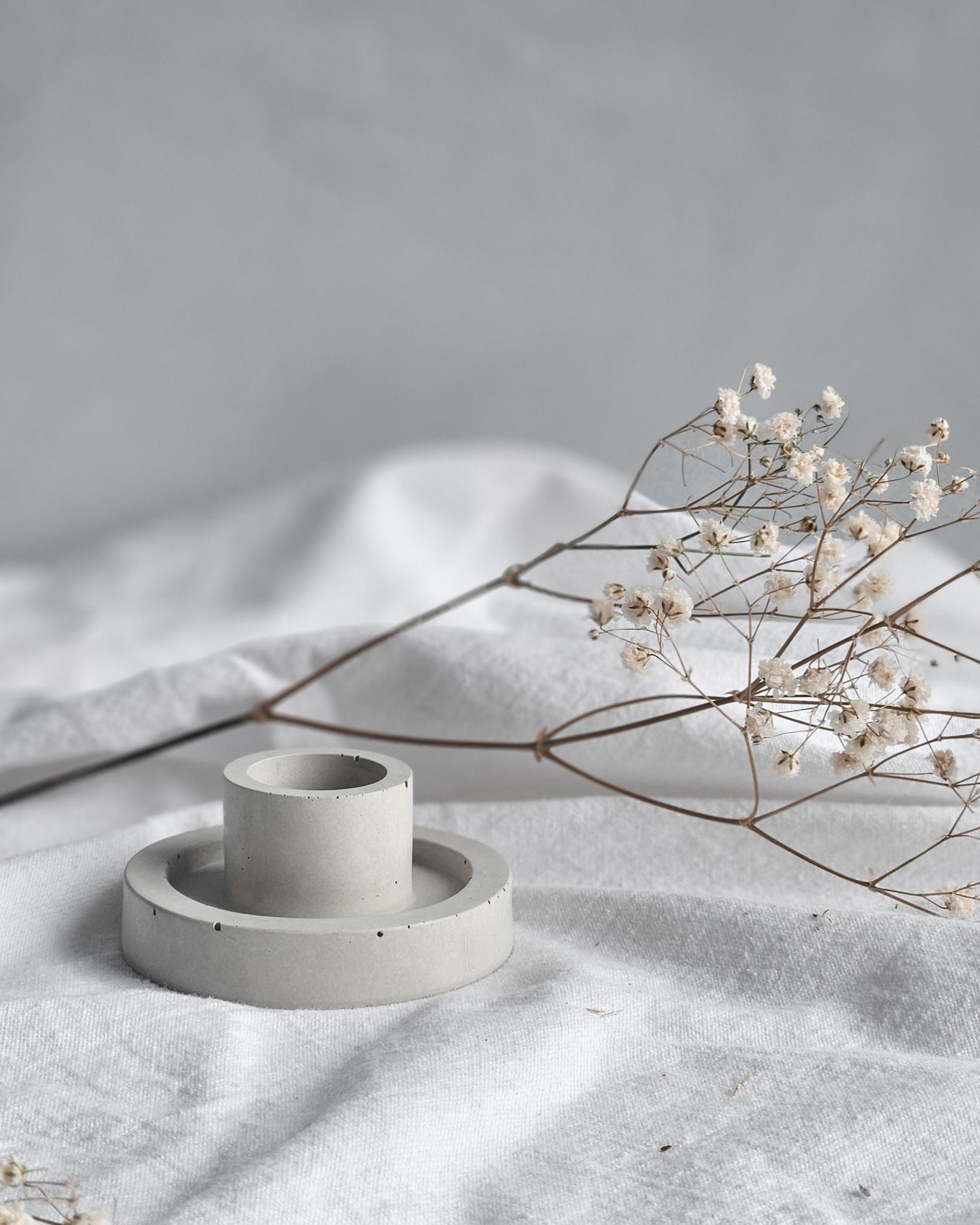 Betonový set Sofinos (tácek a svícen) - Image 5